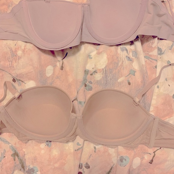 2 Strapless bras, 32C - Picture 2 of 4